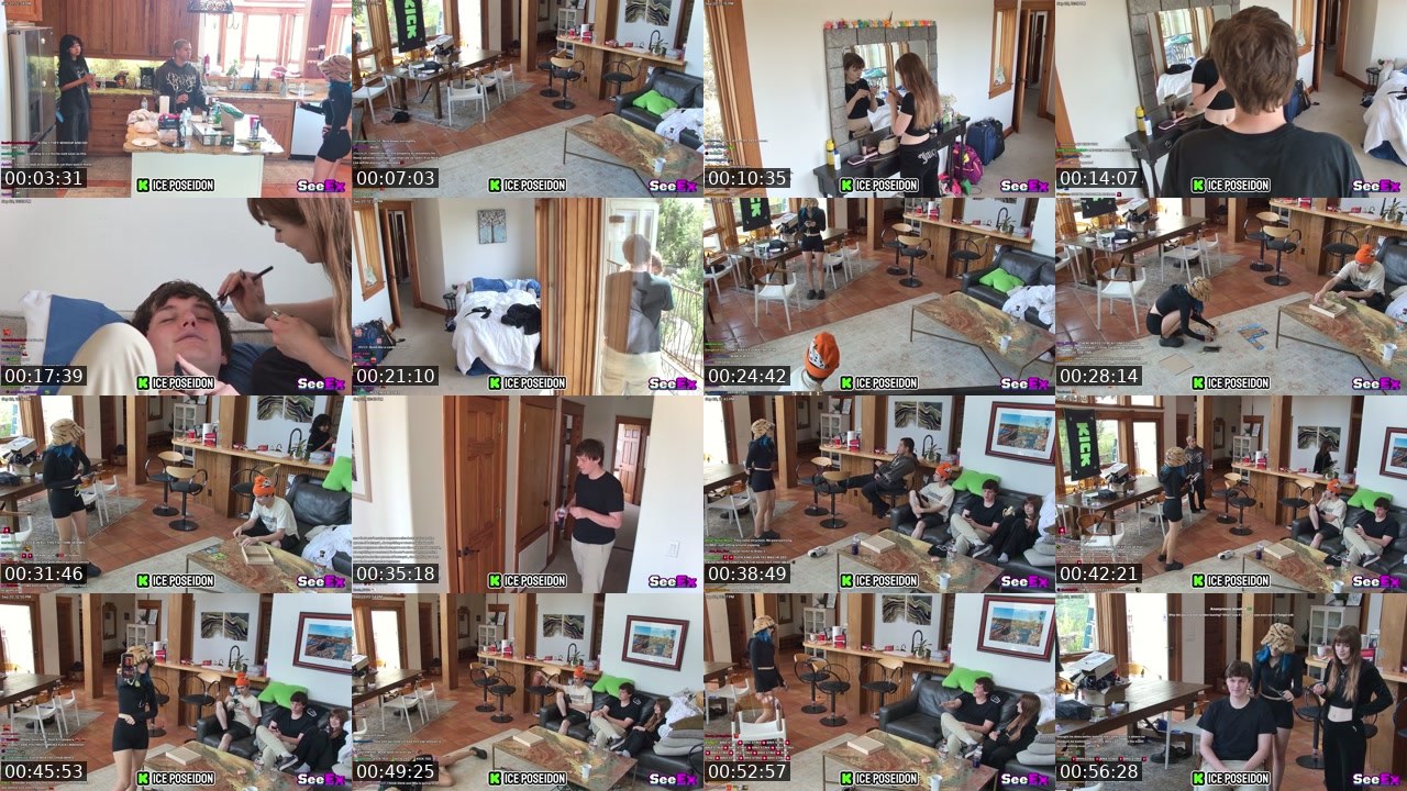 Contact-sheet preview of Ice Poseidon's Kick recording