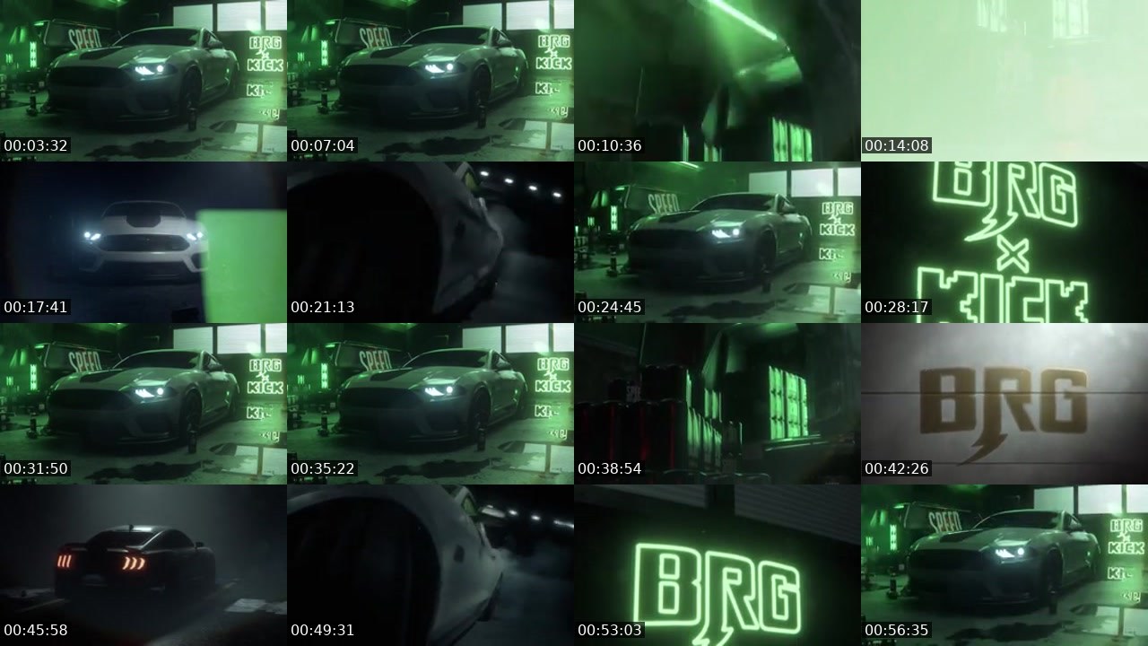 Contact-sheet preview of Brunenger's Kick recording
