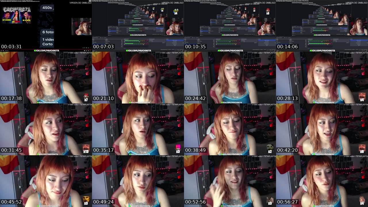 Contact-sheet preview of PauChikita's Kick recording