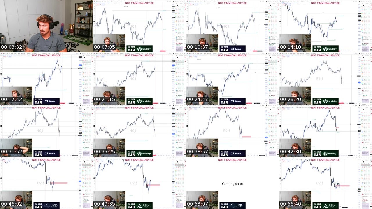 Contact-sheet preview of TJR's Kick recording