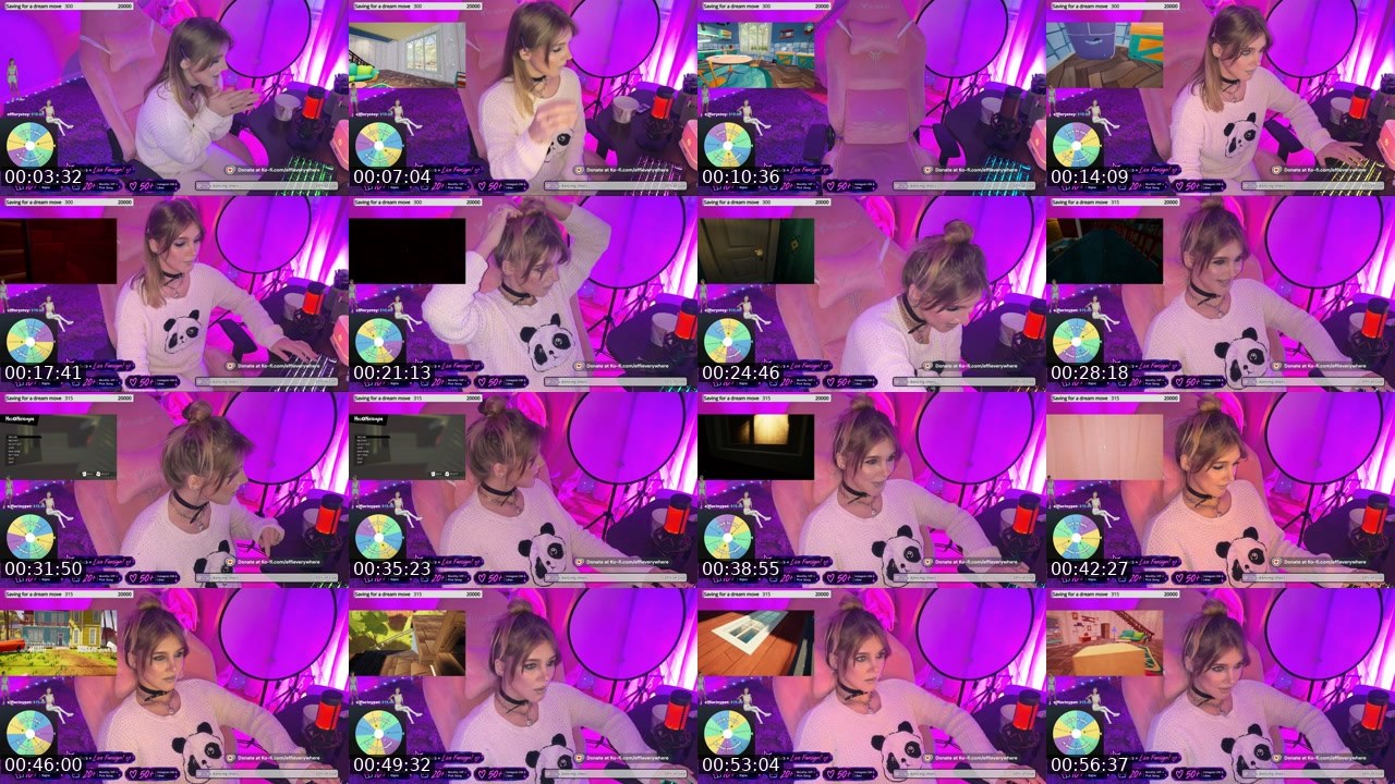 Contact-sheet preview of LXRkick's Kick recording