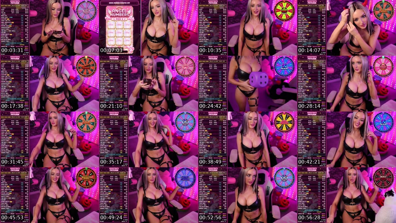 Contact-sheet preview of KristenLanae's Kick recording