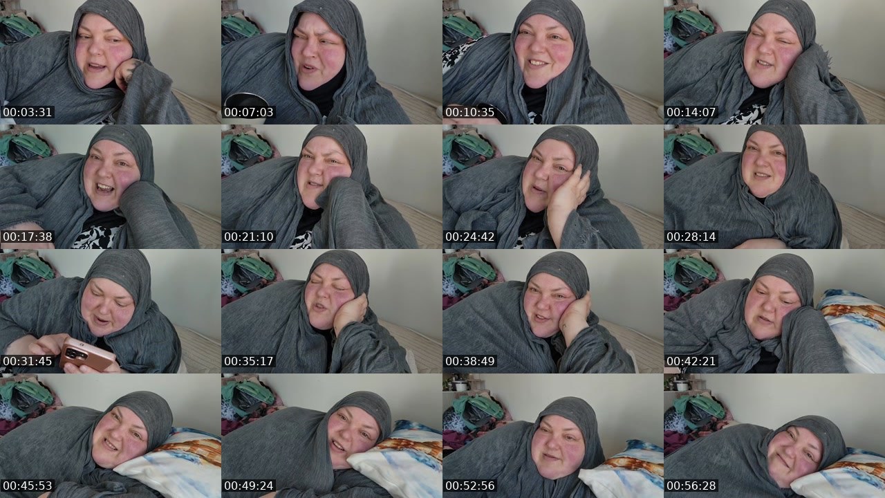 Contact-sheet preview of foodiebeautykick's Kick recording