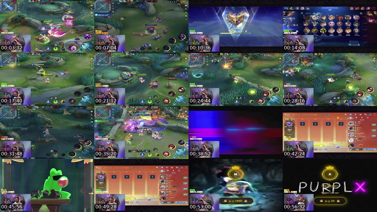 Contact-sheet preview of Khrsto_Gaming's Kick recording