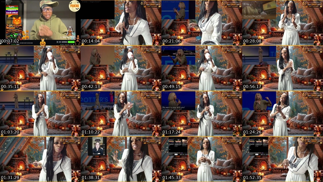 Contact-sheet preview of TeiganFoxxe's Kick recording