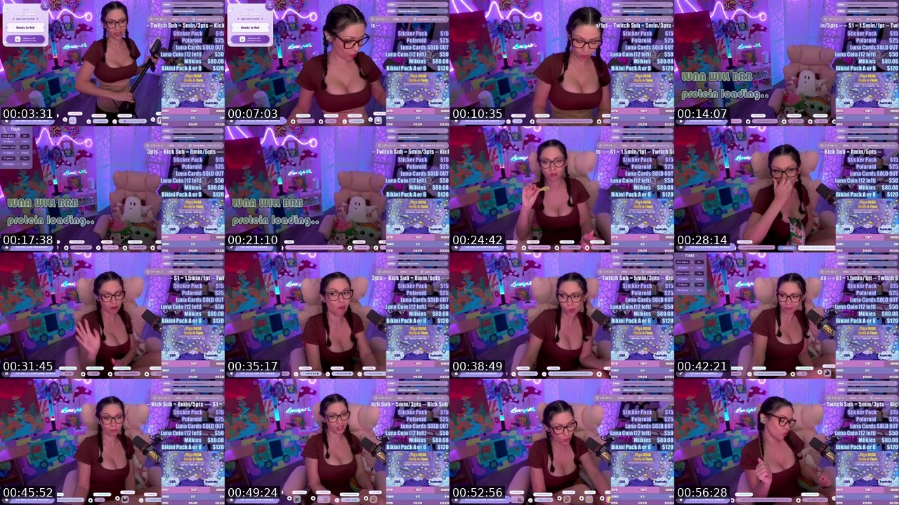 Contact-sheet preview of lunalyrik's Kick recording