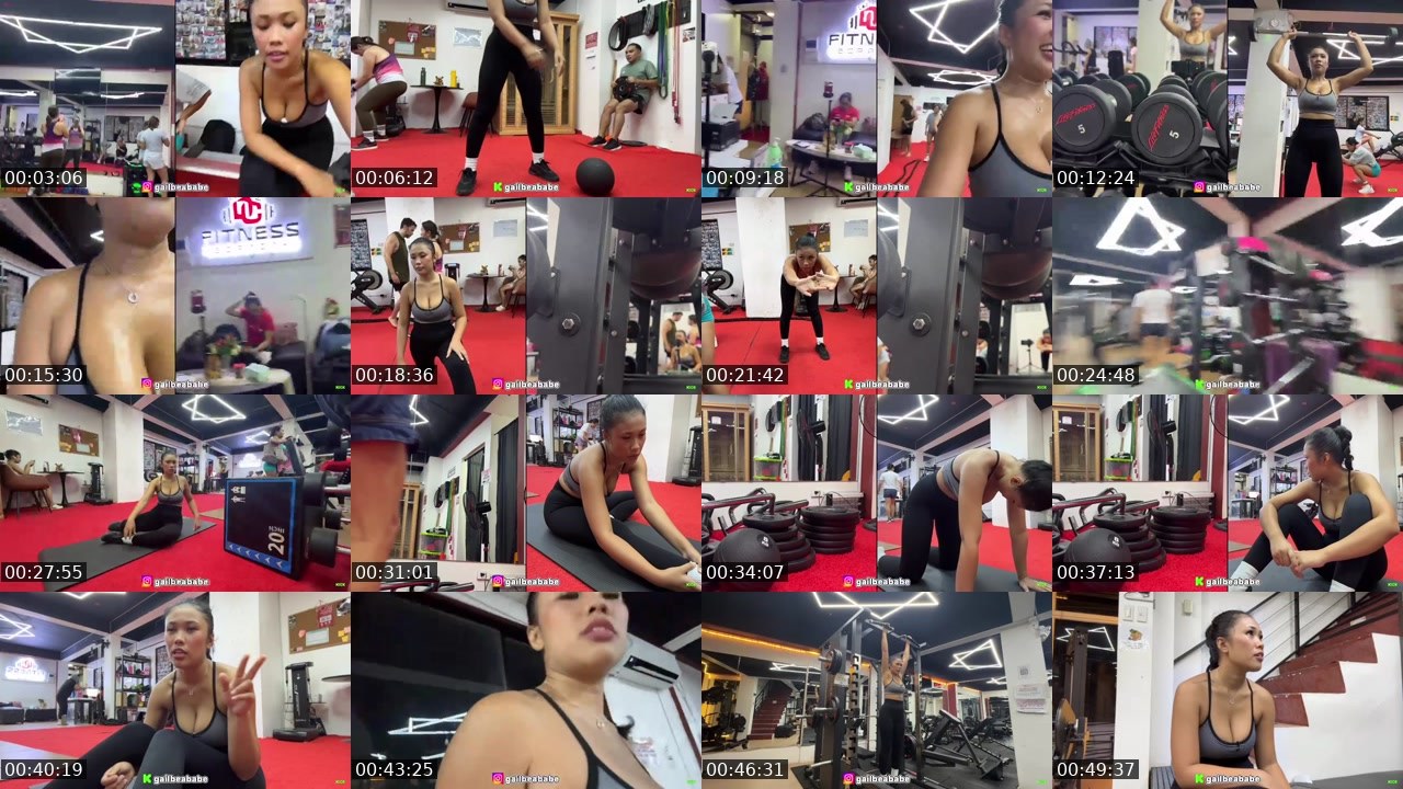 Contact-sheet preview of Gailbeababe's Kick recording