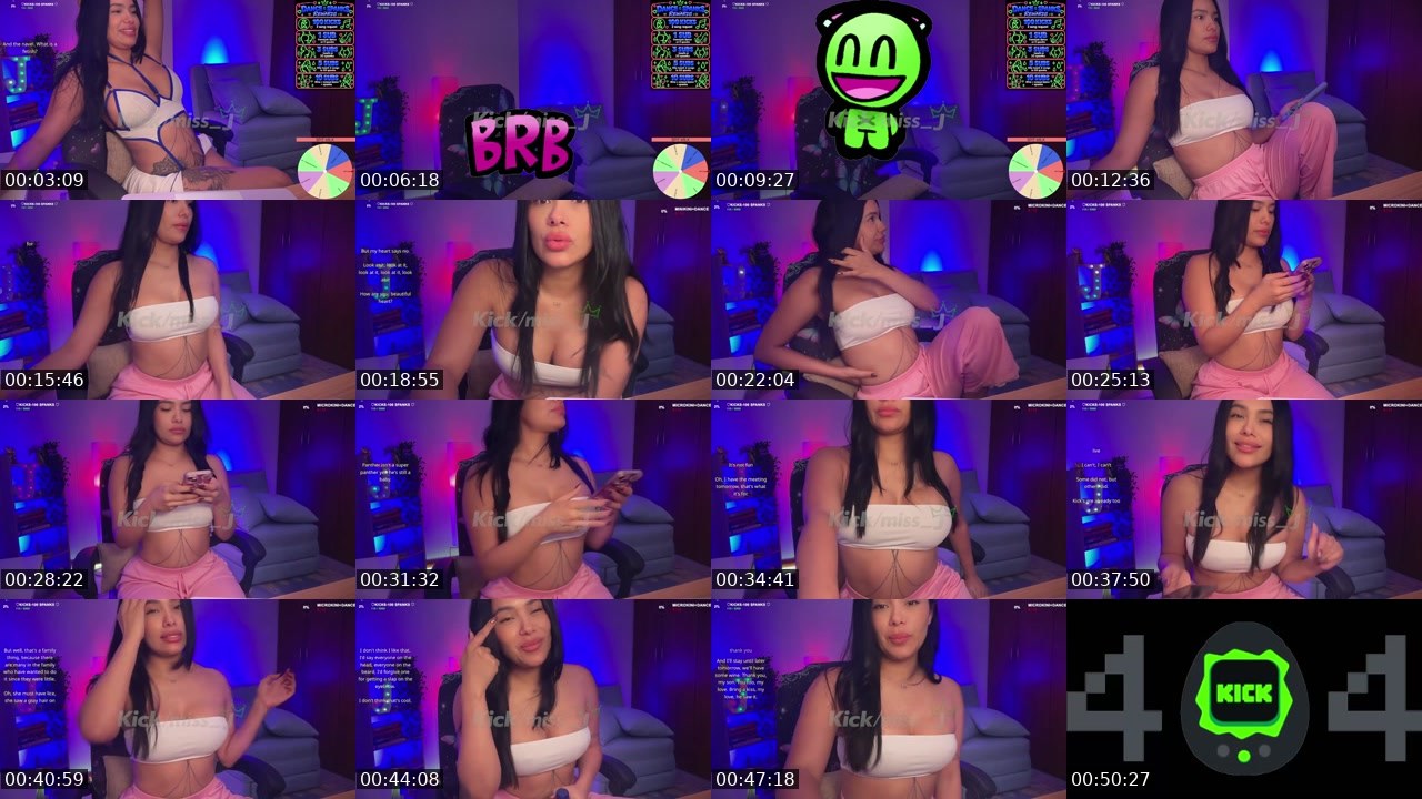 Contact-sheet preview of Miss_J's Kick recording