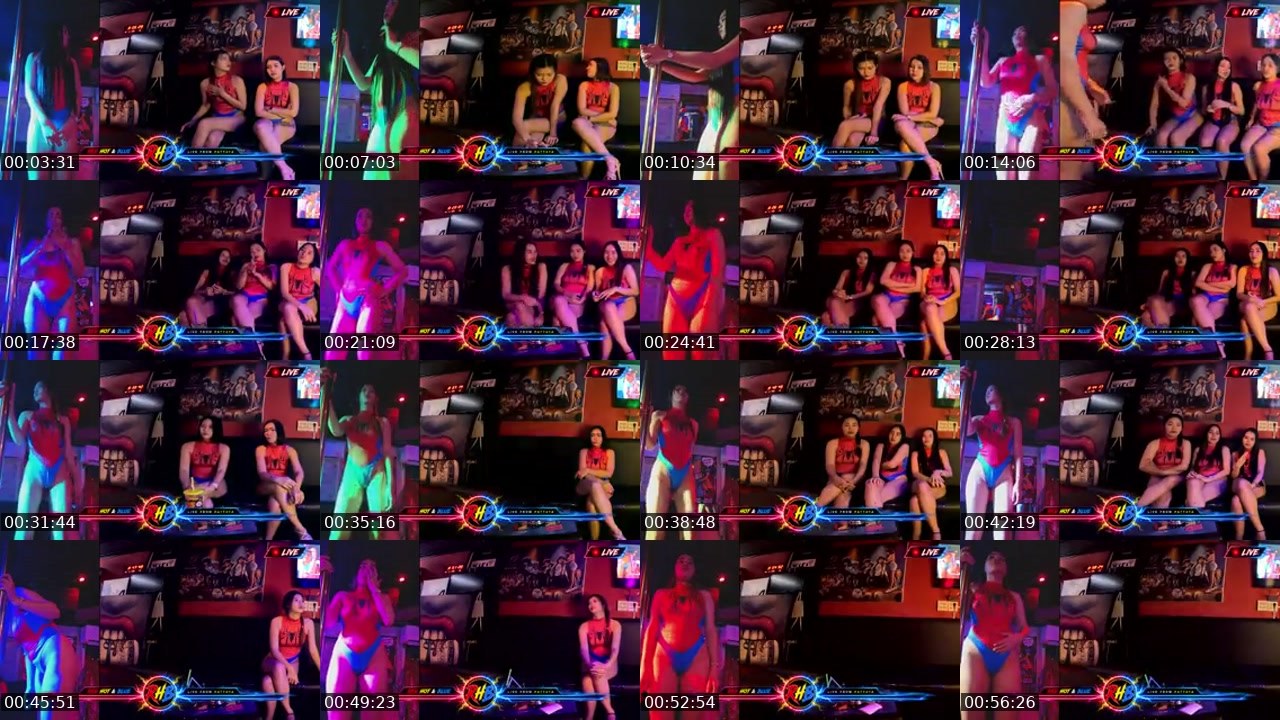 Contact-sheet preview of RedHotAndBlueAgogoPattaya's Kick recording