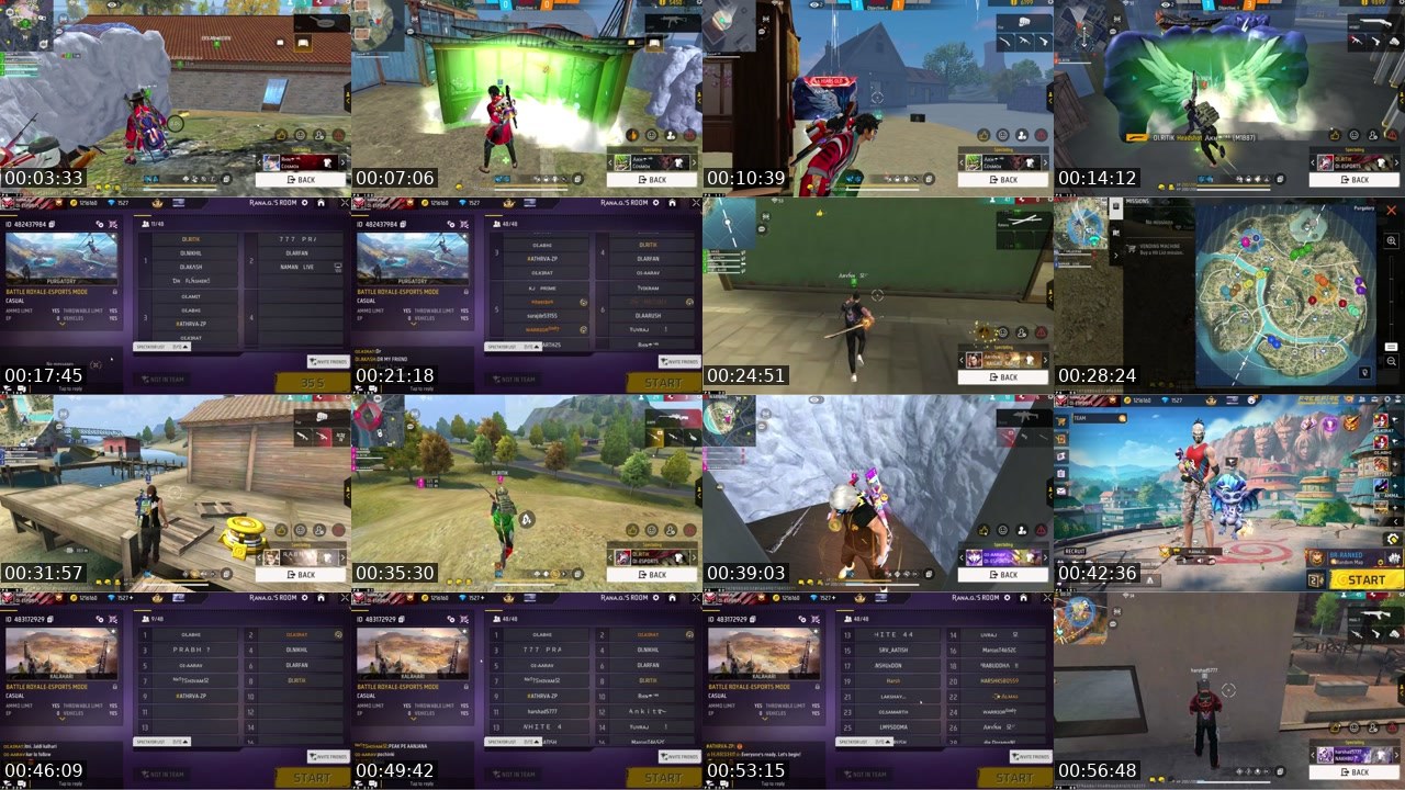 Contact-sheet preview of ONESHOTINDIA's Kick recording