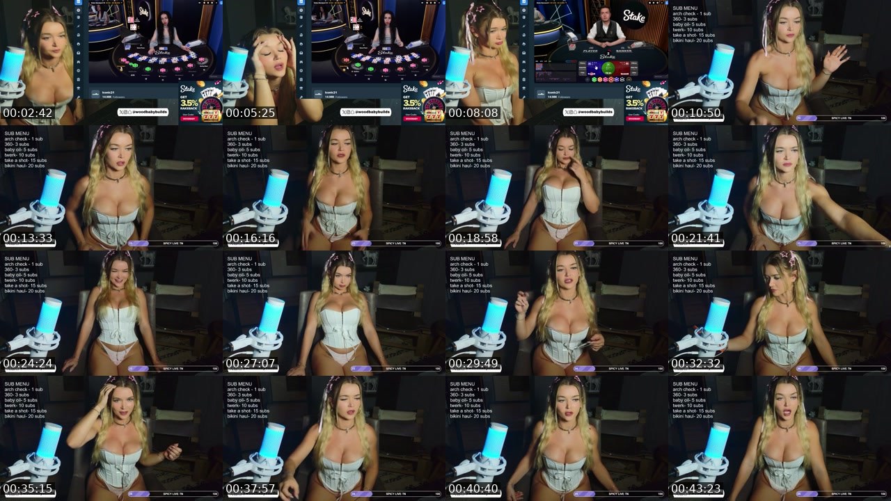 Contact-sheet preview of WoodBaby's Kick recording