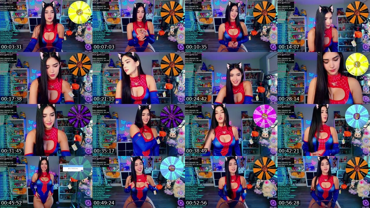 Contact-sheet preview of CinCinBear's Kick recording