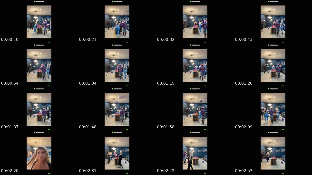 Contact-sheet preview of AshleyBarbietv's Kick recording