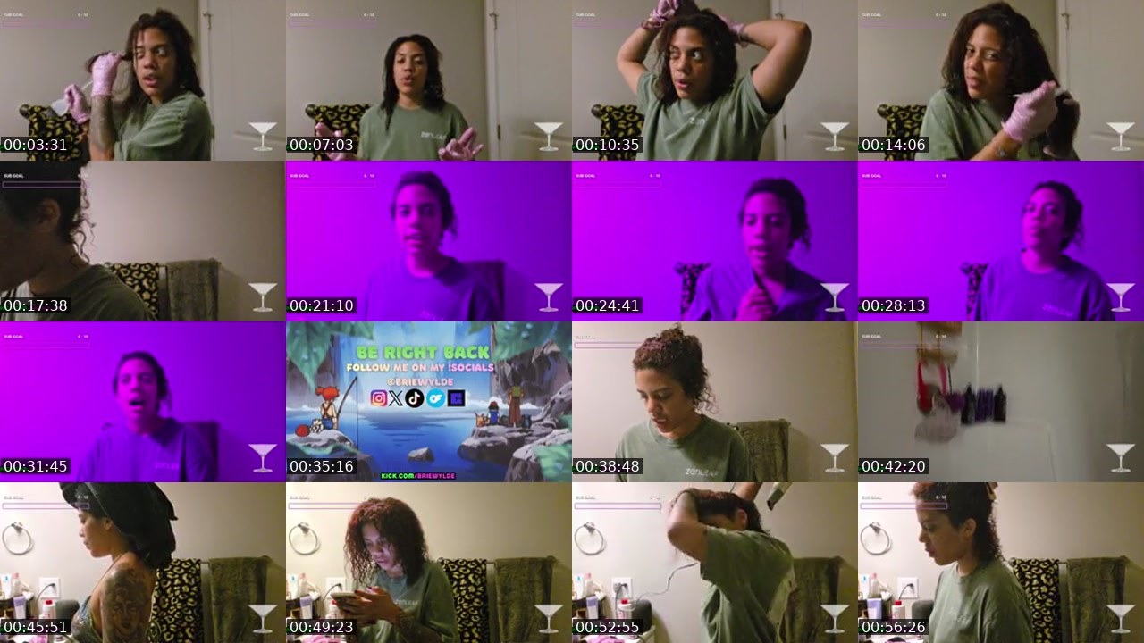 Contact-sheet preview of BrieWylde's Kick recording