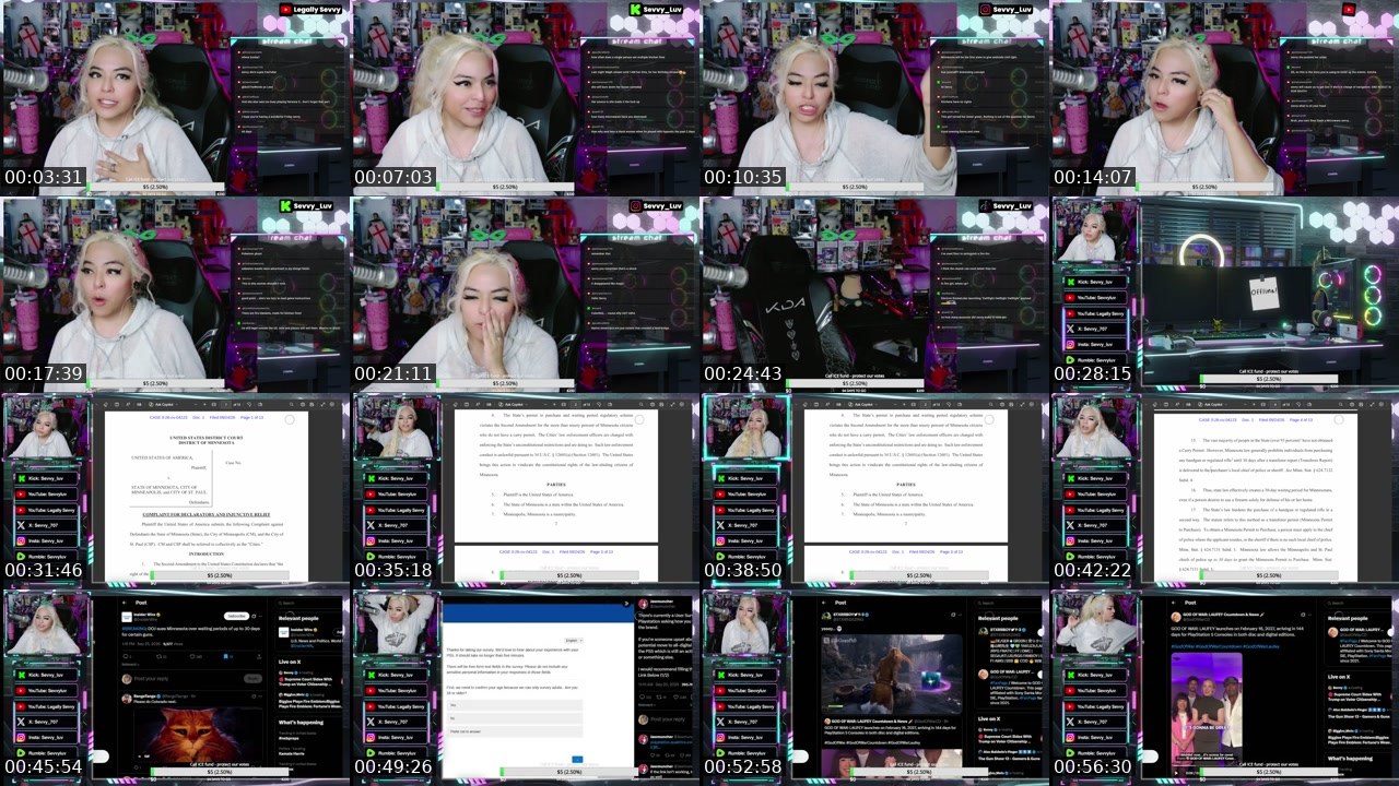 Contact-sheet preview of Sevvy_Luv's Kick recording