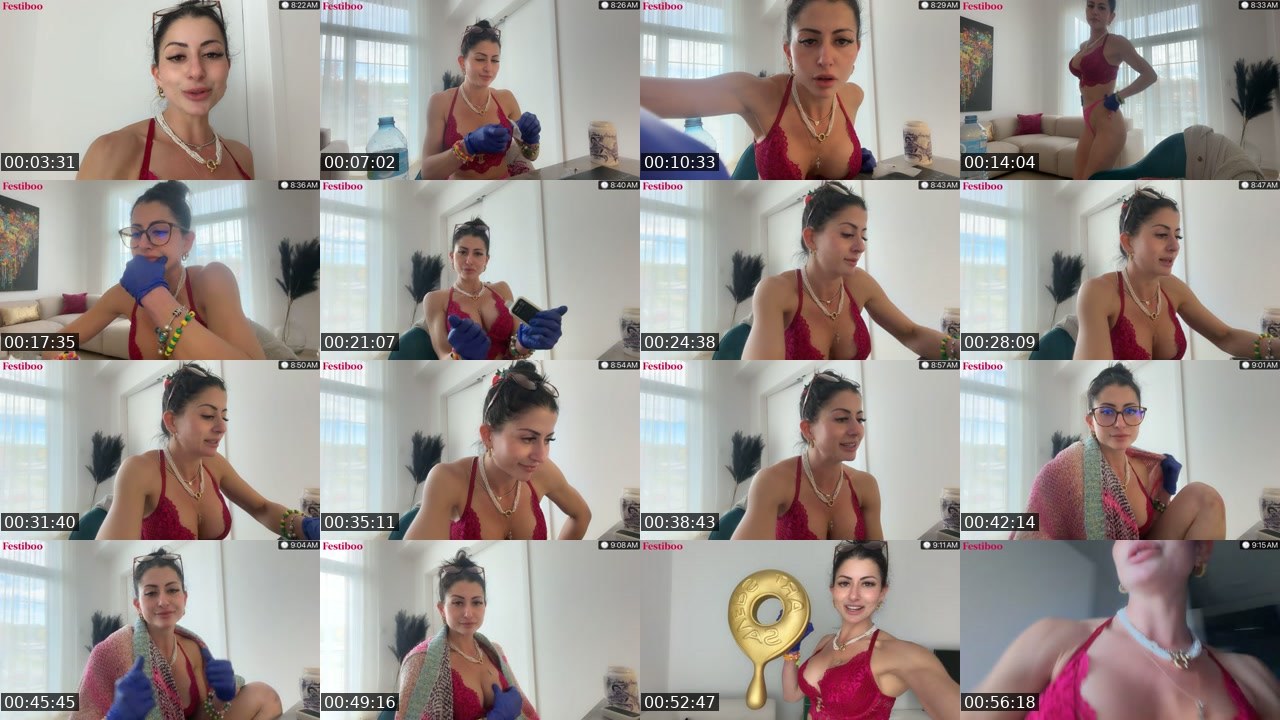 Contact-sheet preview of festiboo's Kick recording