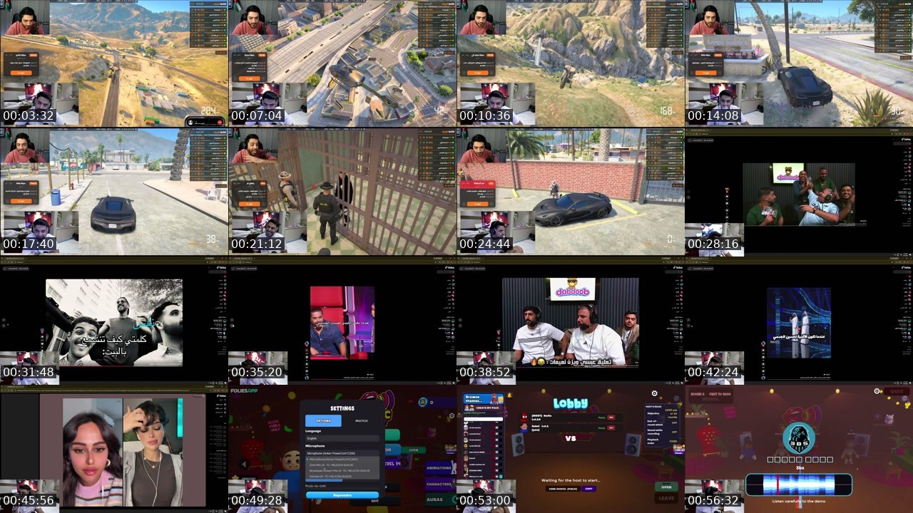 Contact-sheet preview of Absi's Kick recording