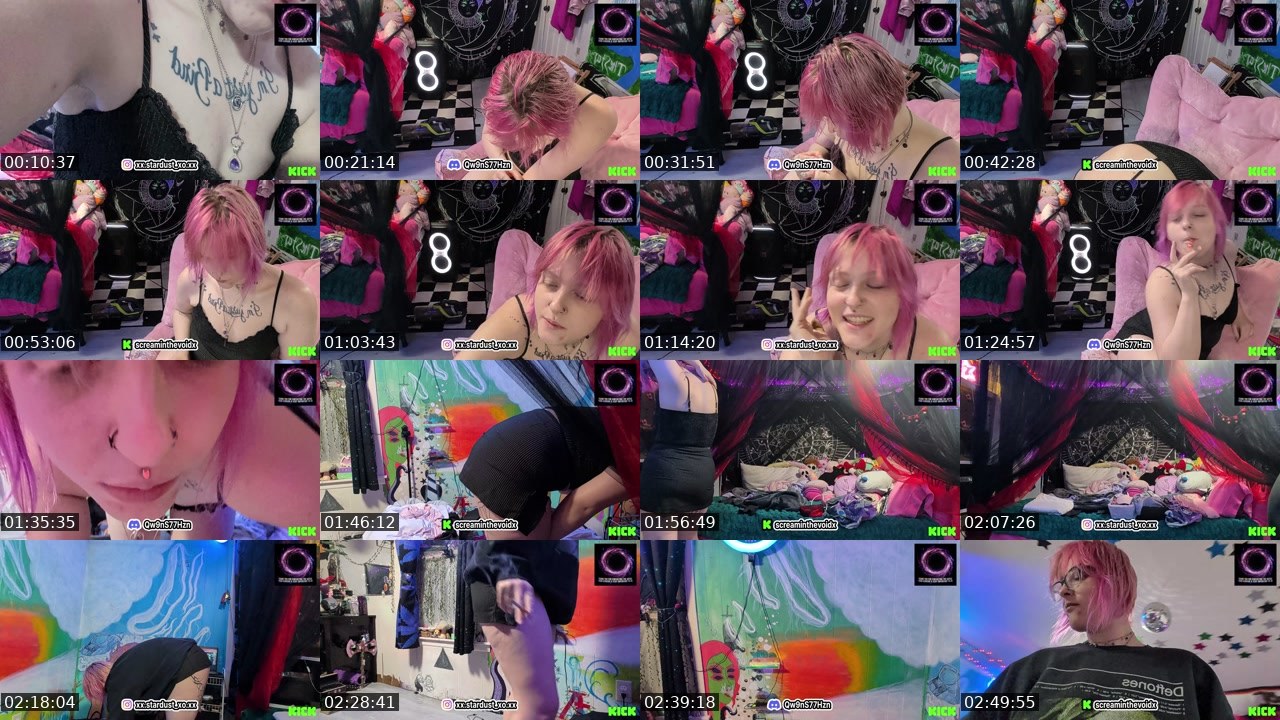 Contact-sheet preview of Screaminthevoidx's Kick recording