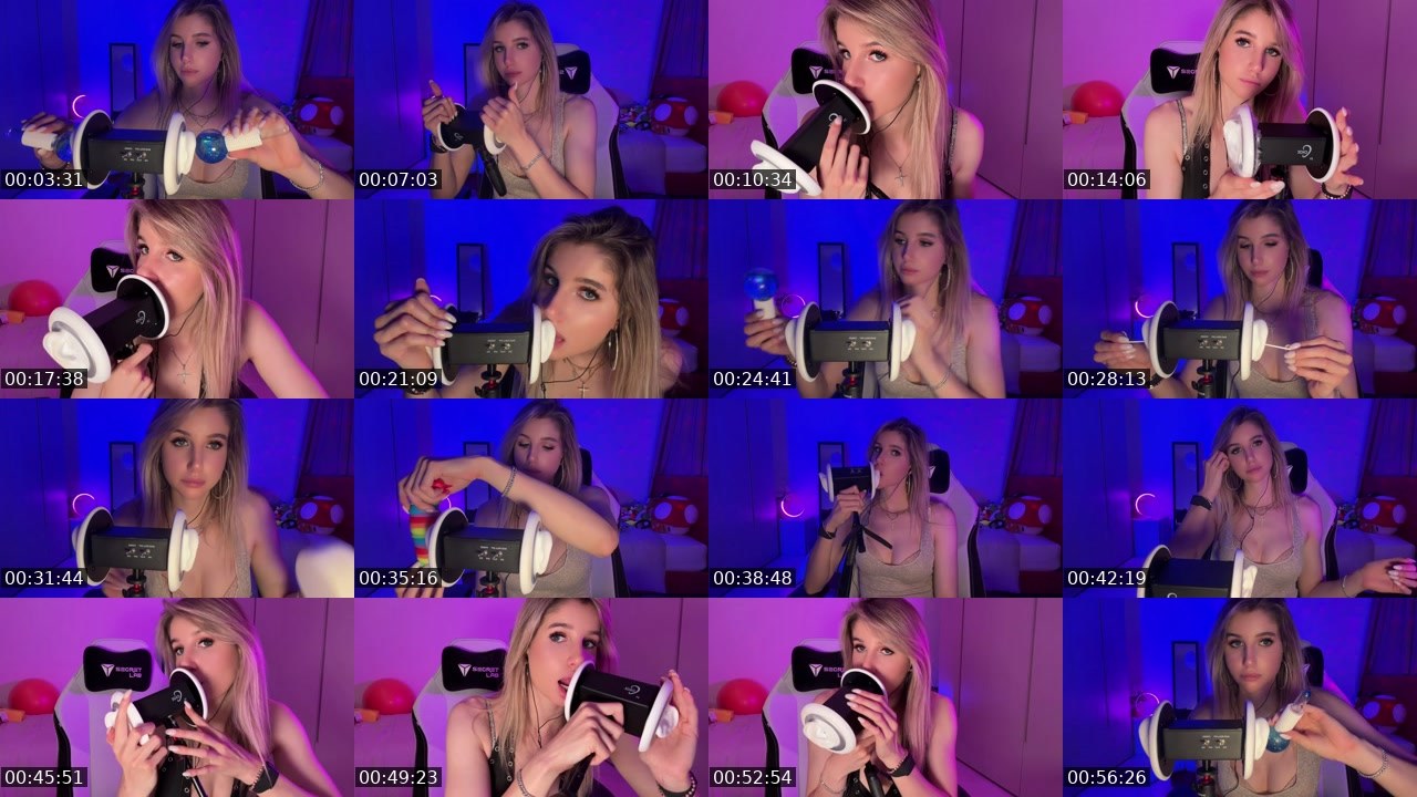 Contact-sheet preview of alinaaxblonde's Kick recording