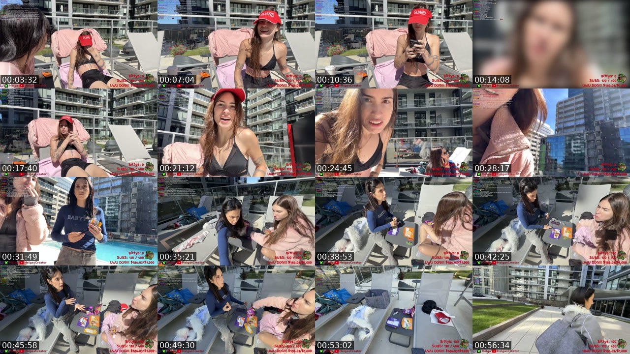 Contact-sheet preview of Helga's Kick recording