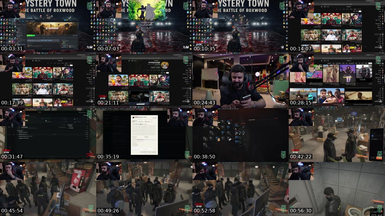 Contact-sheet preview of SXB's Kick recording