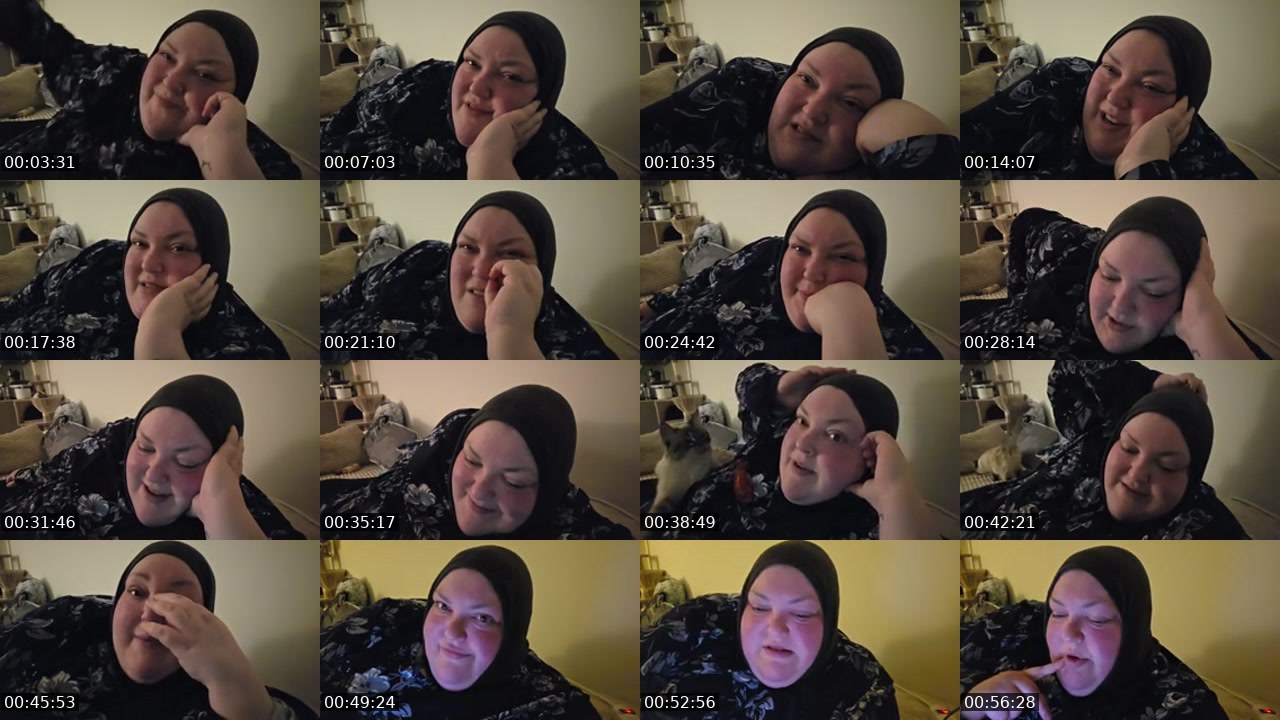 Contact-sheet preview of foodiebeautykick's Kick recording