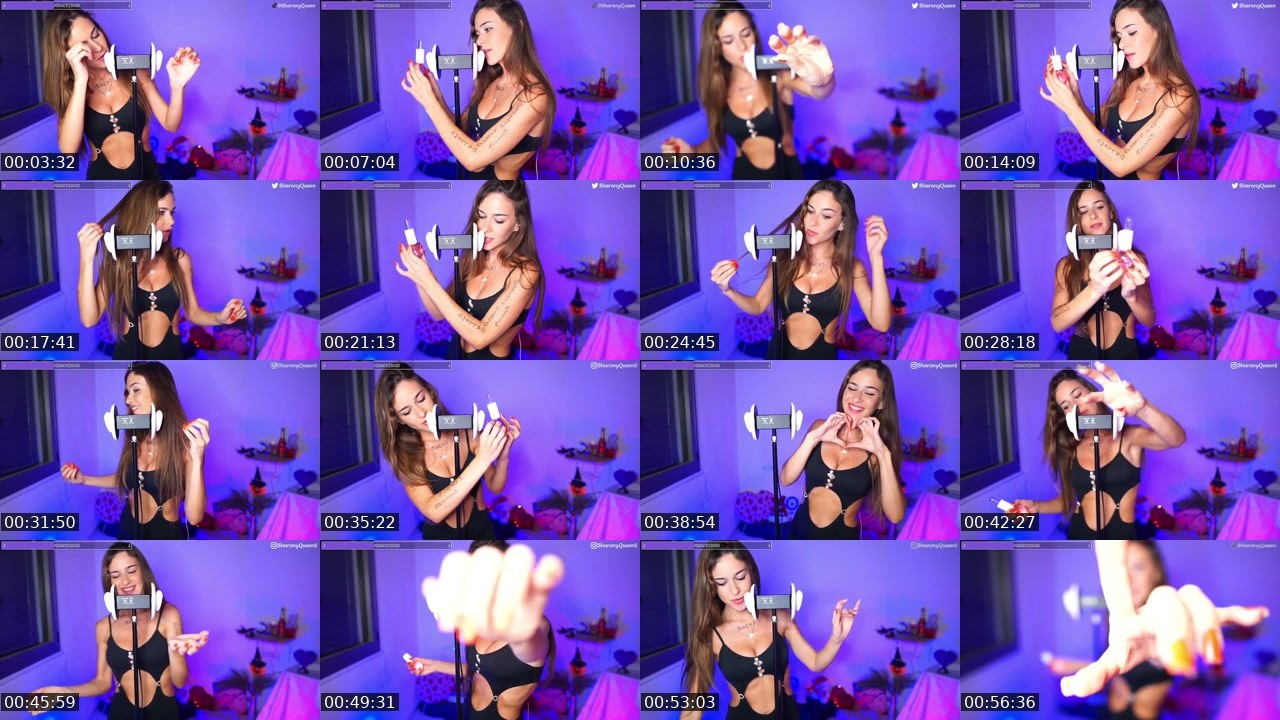 Contact-sheet preview of SharonQueen's Kick recording