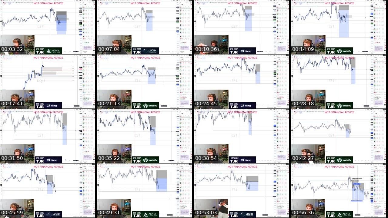 Contact-sheet preview of TJR's Kick recording
