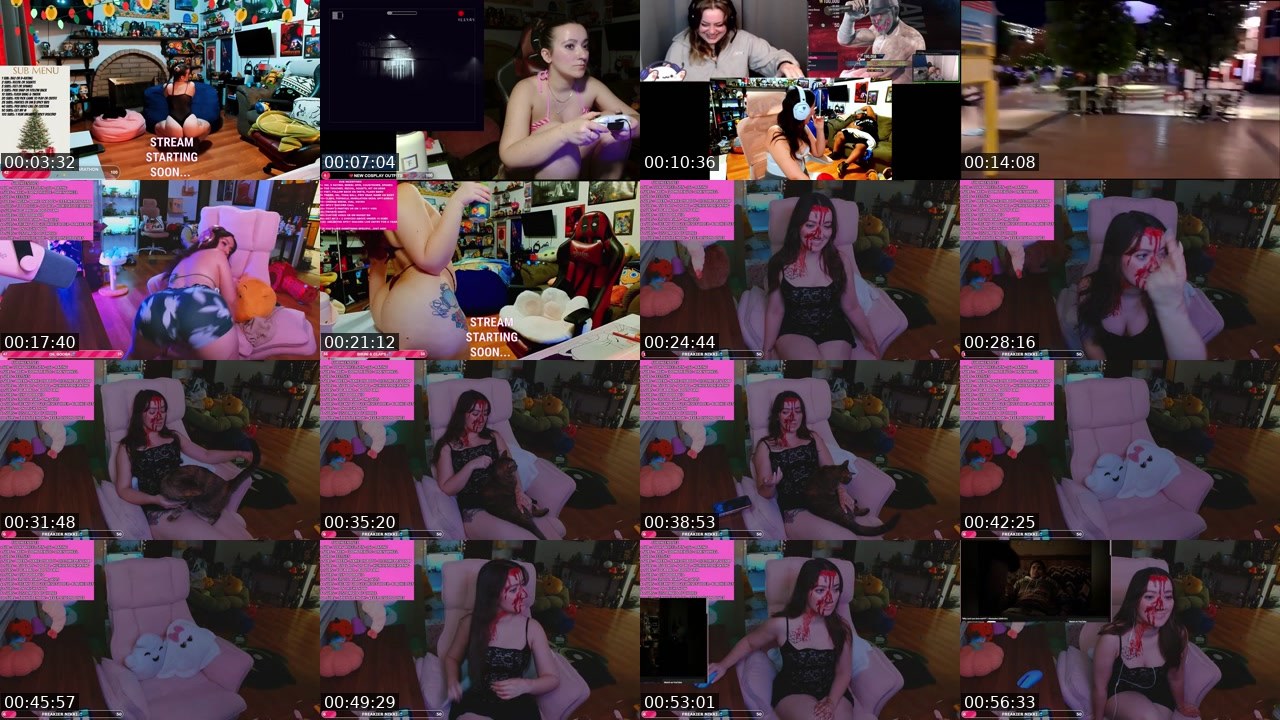 Contact-sheet preview of LitneySpears's Kick recording