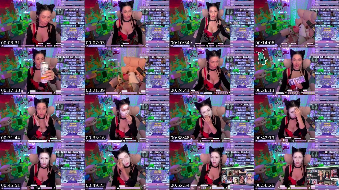 Contact-sheet preview of lunalyrik's Kick recording
