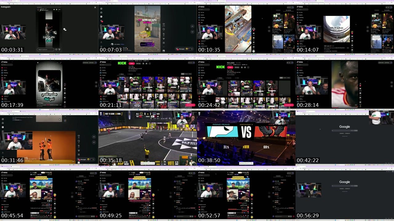 Contact-sheet preview of Maherco's Kick recording