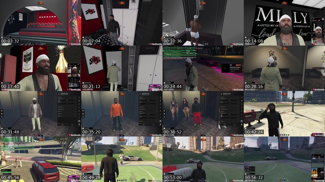 Contact-sheet preview of UncMarsh's Kick recording