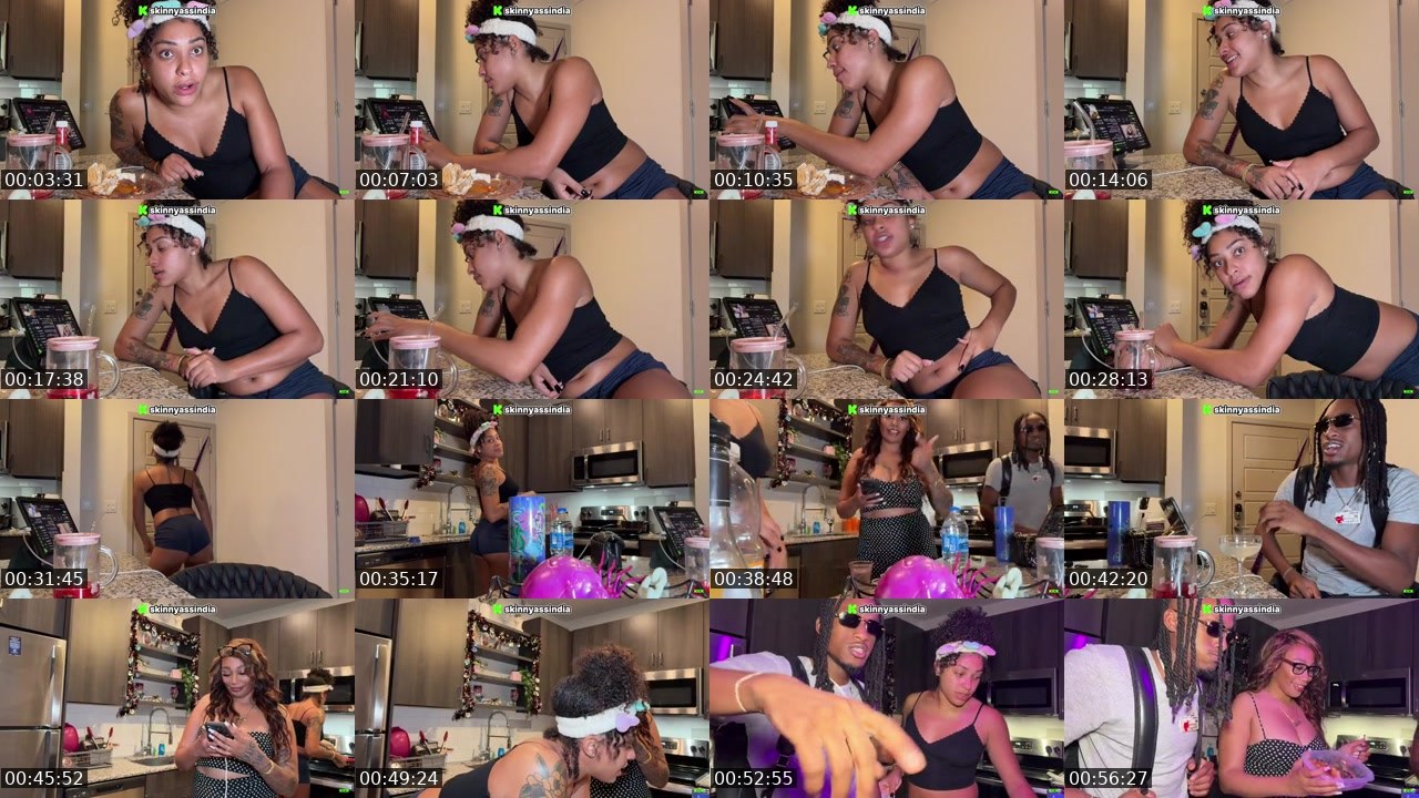 Contact-sheet preview of skinnyassindia's Kick recording