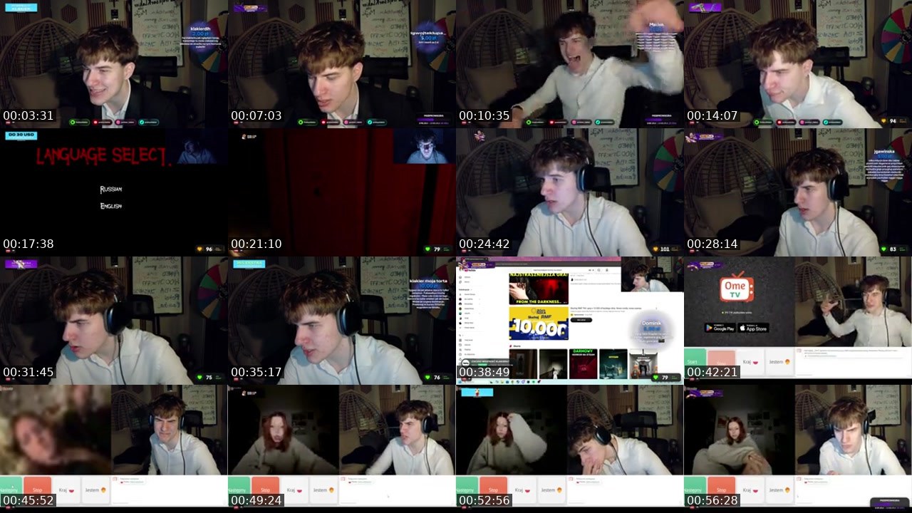 Contact-sheet preview of ProfesorKlakier's Kick recording