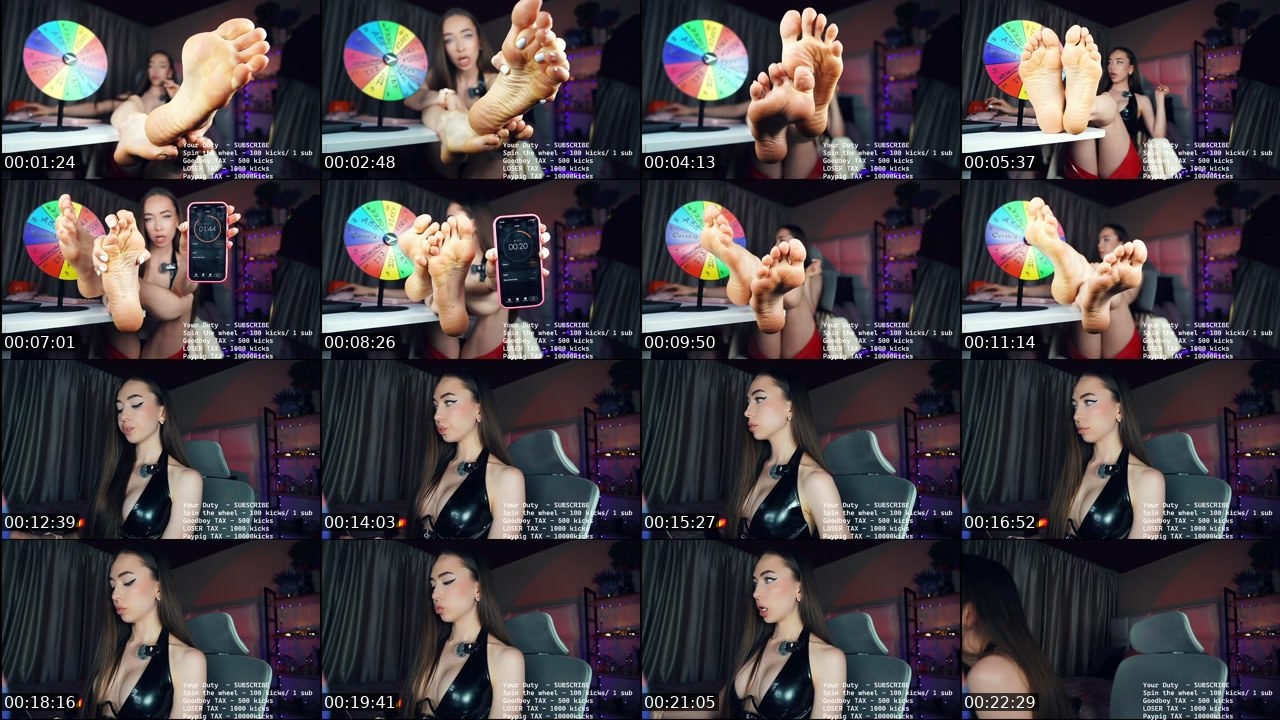 Contact-sheet preview of presidenttaylor's Kick recording