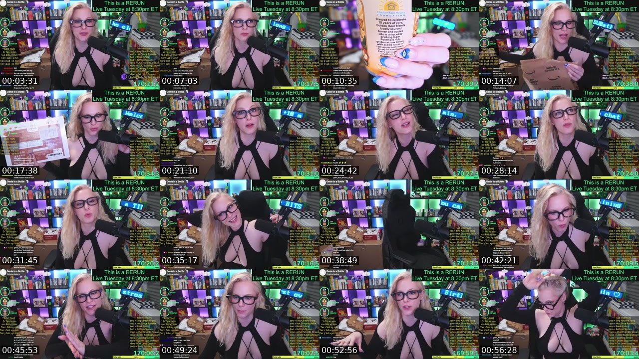 Contact-sheet preview of Hot_Ann_Streamy's Kick recording