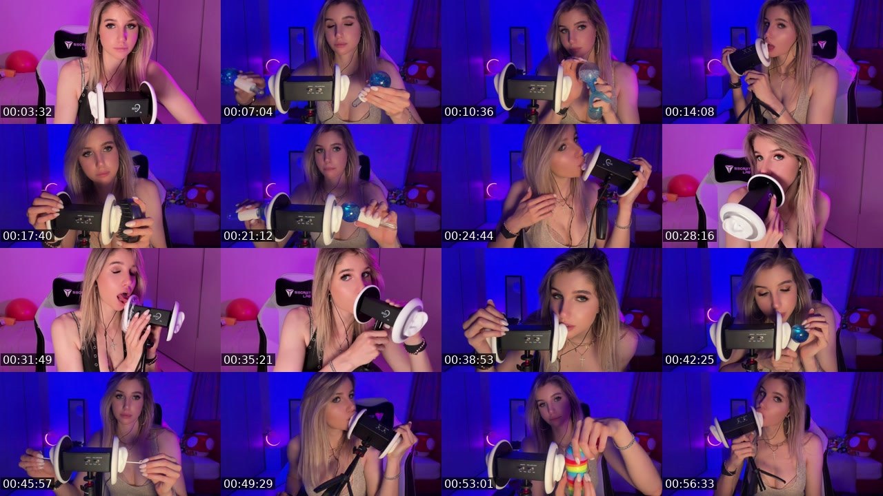 Contact-sheet preview of alinaaxblonde's Kick recording