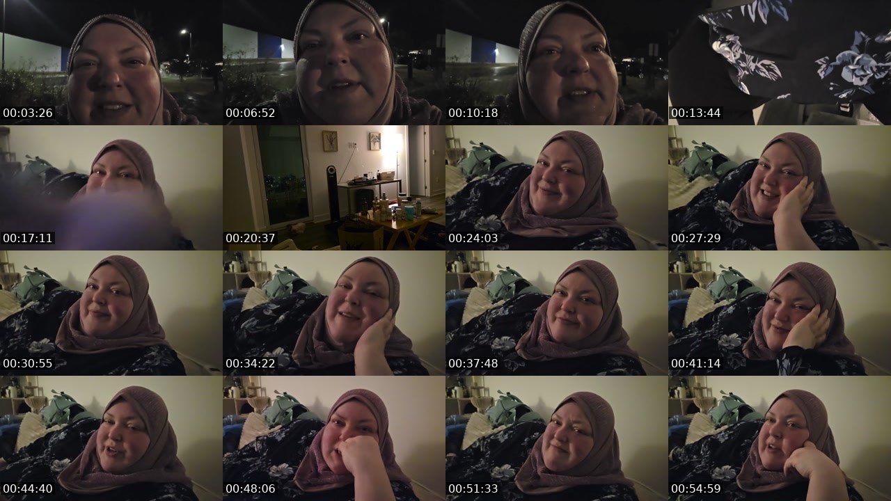 Contact-sheet preview of foodiebeautykick's Kick recording