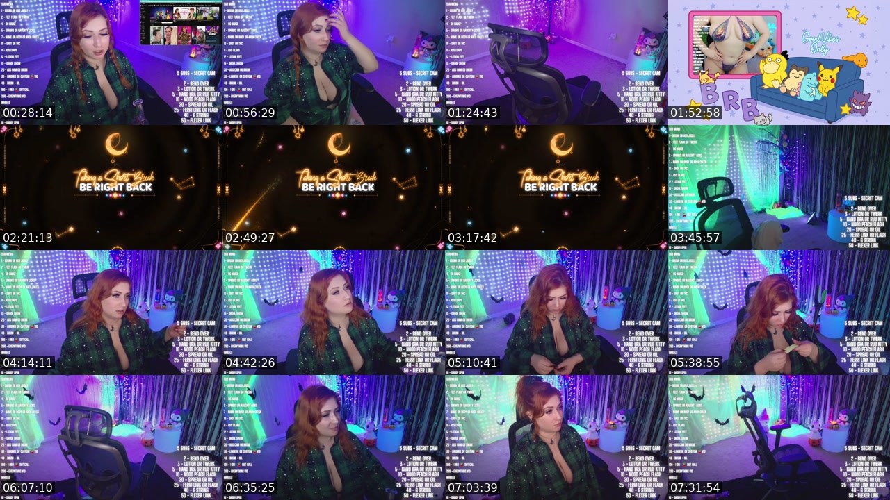 Contact-sheet preview of PeachyJade's Kick recording