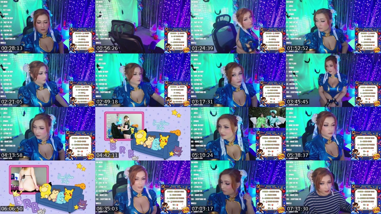 Contact-sheet preview of PeachyJade's Kick recording
