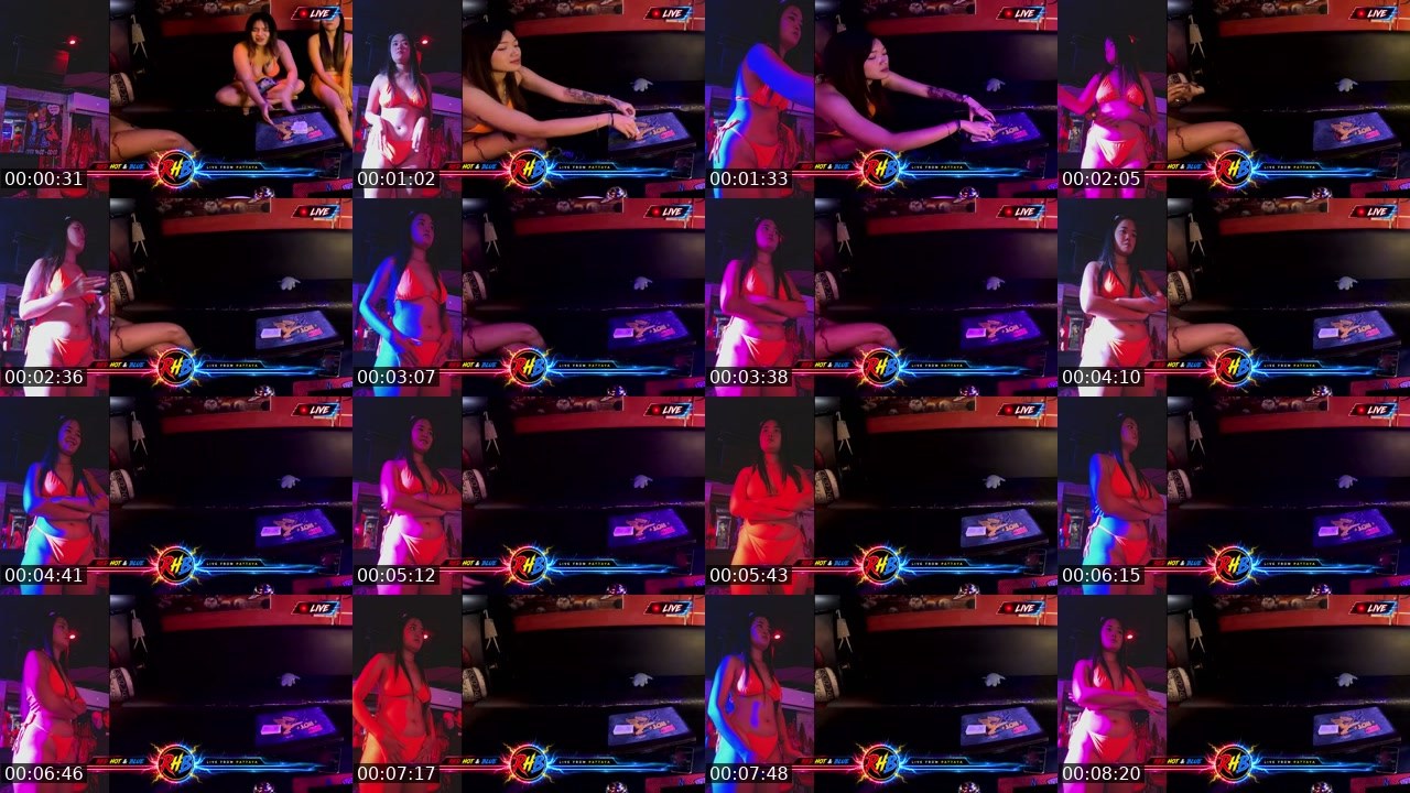 Contact-sheet preview of RedHotAndBlueAgogoPattaya's Kick recording