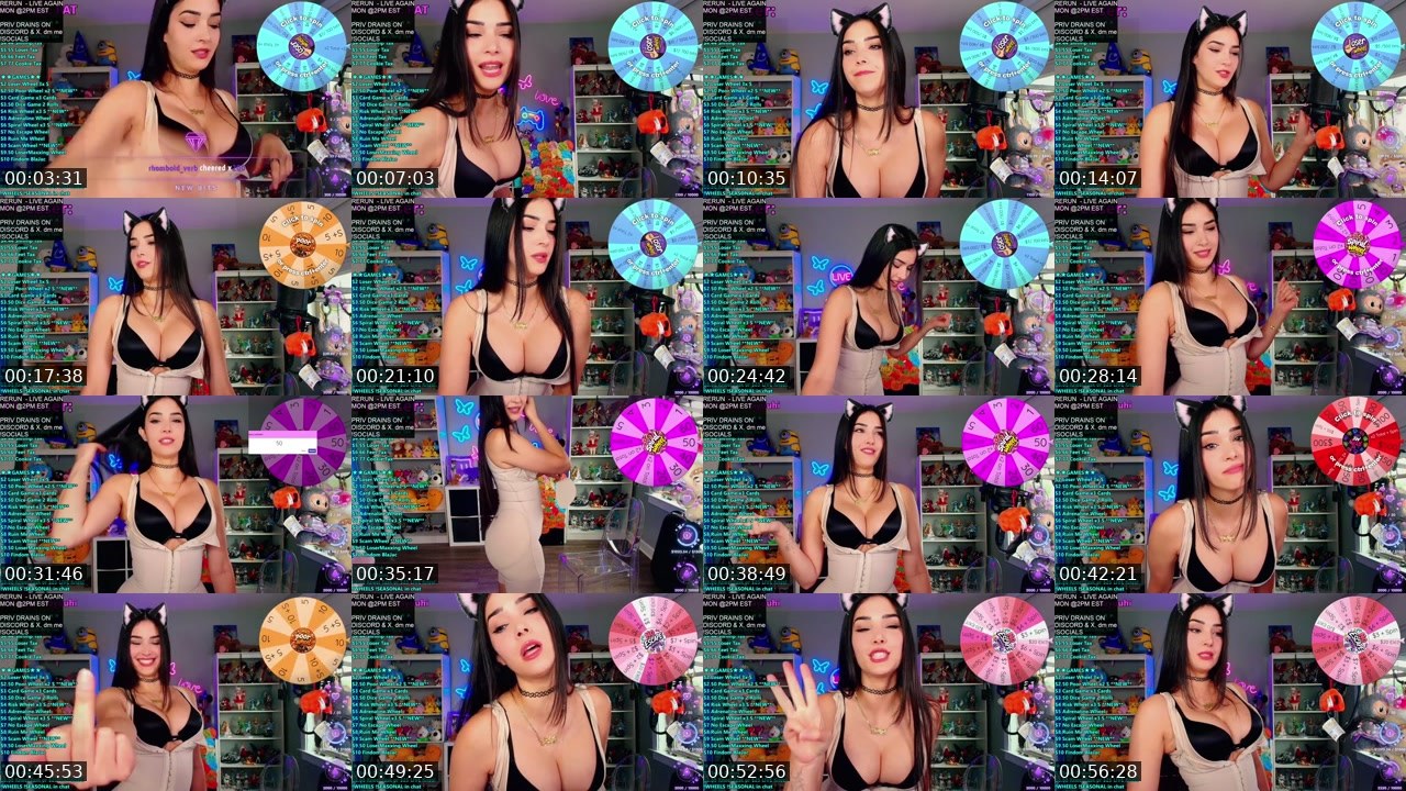 Contact-sheet preview of CinCinBear's Kick recording