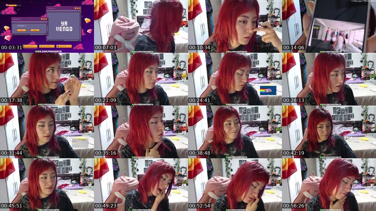 Contact-sheet preview of PauChikita's Kick recording