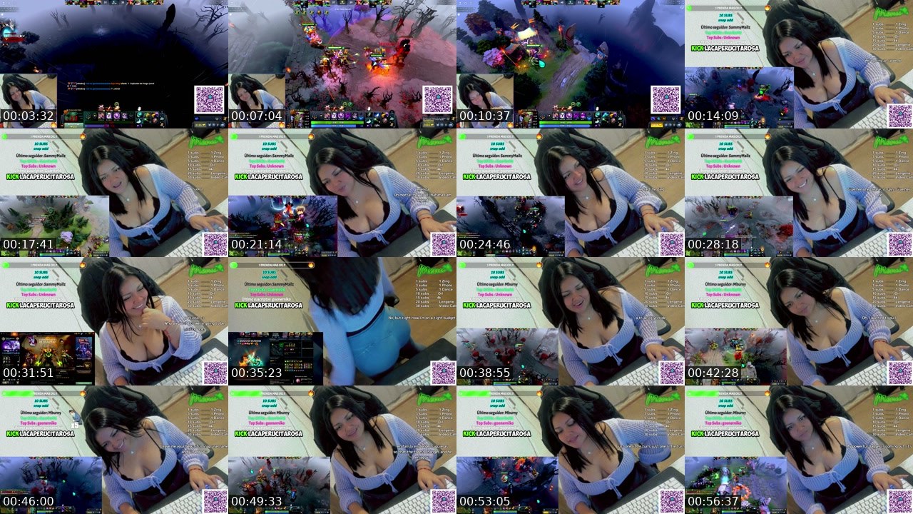 Contact-sheet preview of LaCaperucitaRosa's Kick recording