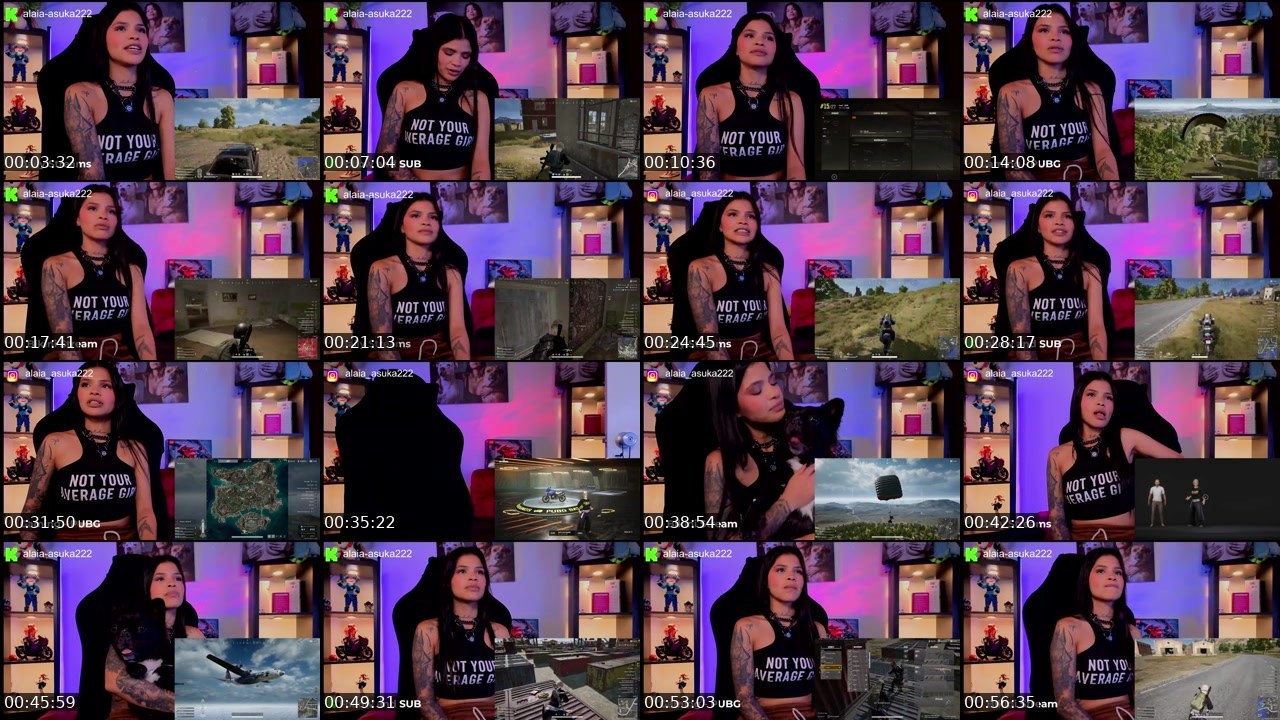 Contact-sheet preview of alaia_asuka222's Kick recording