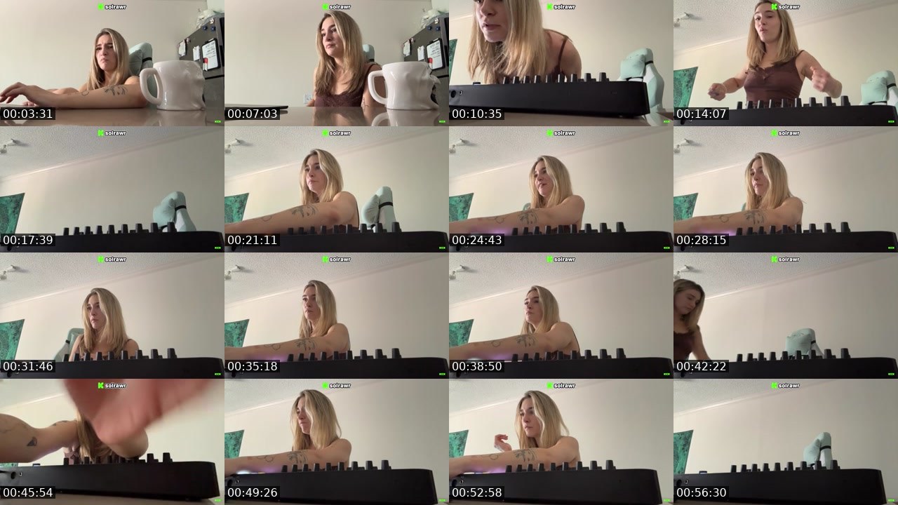 Contact-sheet preview of SolRawr's Kick recording