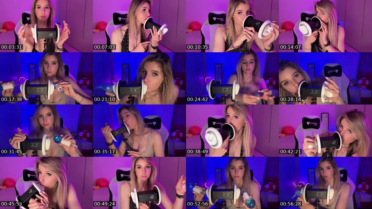 Contact-sheet preview of alinaaxblonde's Kick recording