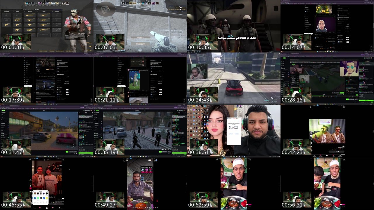 Contact-sheet preview of Absi's Kick recording