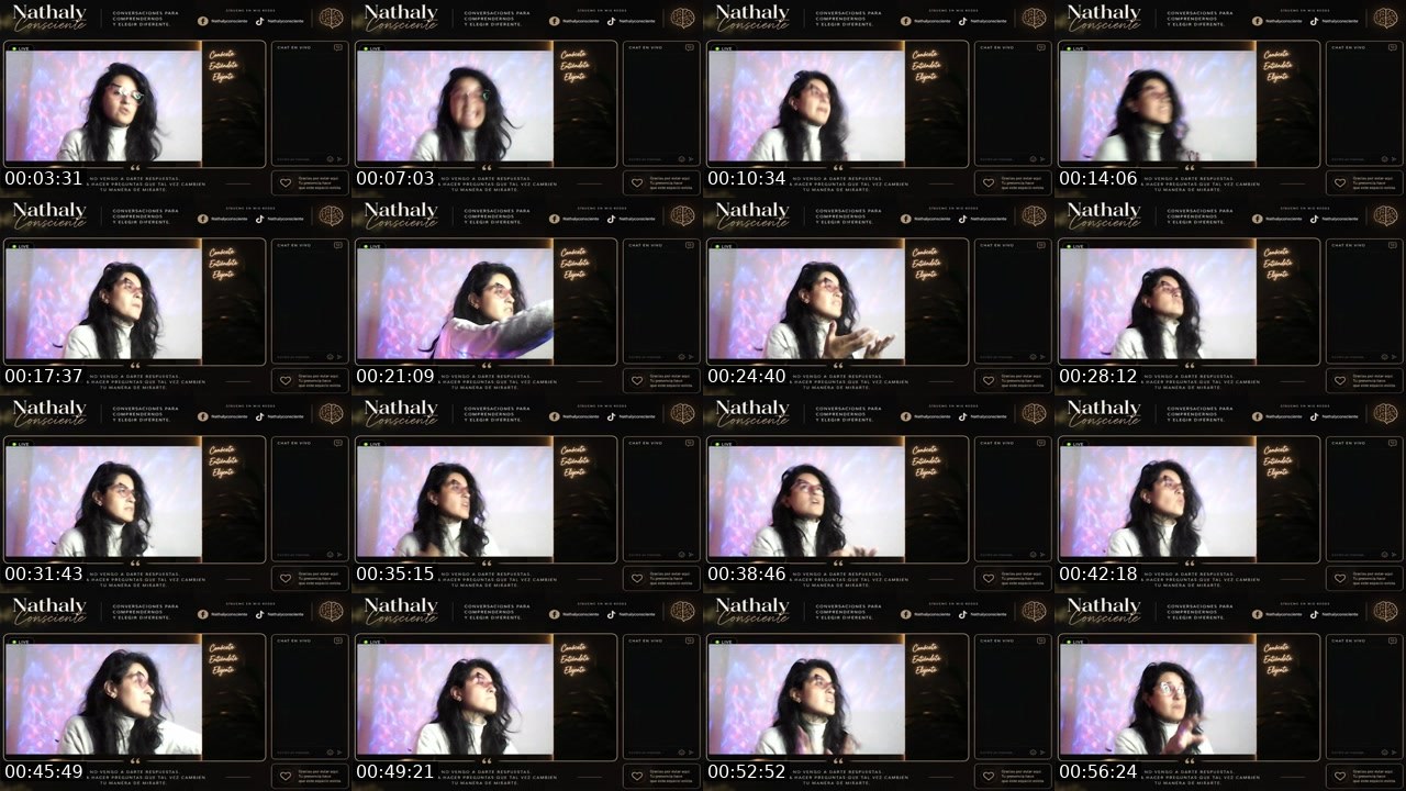 Contact-sheet preview of Nathalyconsciente's Kick recording