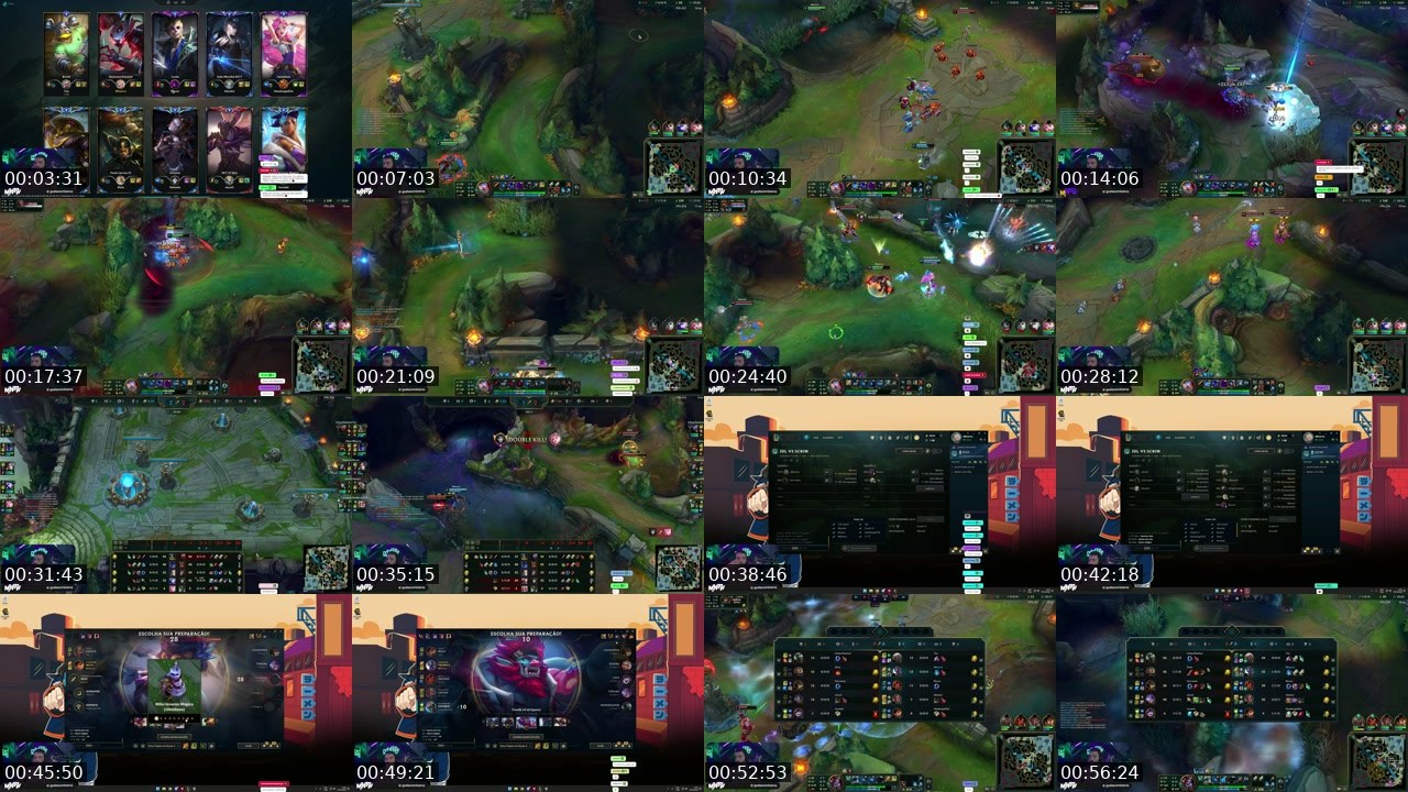 Contact-sheet preview of Minerva's Kick recording